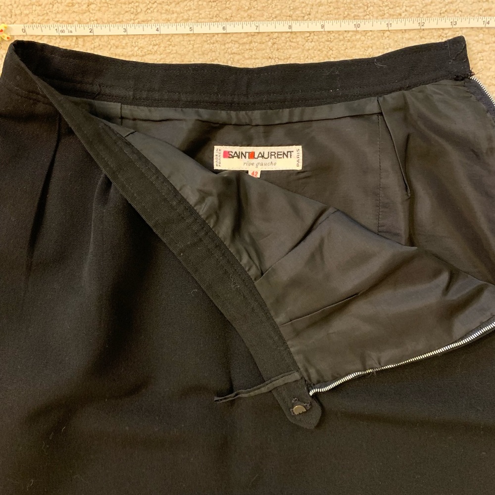 Vintage Yves Saint Laurent pencil skirt-beautiful!